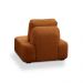 Kit 2 Poltronas Decorativas Santiago Sala de Estar Pés em Madeira Bouclê Terracota G89 - Gran Belo