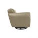 Kit 2 Poltronas Decorativas Valentina Sala de Estar Giratória Couro Avelã G40 - Gran Belo