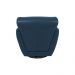 Kit 2 Poltronas Decorativas Valentina Sala de Estar Giratória Couro Azul Marinho Brilho G40 - Gran Belo