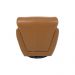 Kit 2 Poltronas Decorativas Valentina Sala de Estar Giratória Couro Caramelo Brilho G40 - Gran Belo
