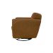 Kit 2 Poltronas Decorativas Valentina Sala de Estar Giratória Couro Caramelo Manchado G40 - Gran Belo