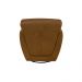 Kit 2 Poltronas Decorativas Valentina Sala de Estar Giratória Couro Caramelo Manchado G40 - Gran Belo