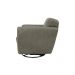 Kit 2 Poltronas Decorativas Valentina Sala de Estar Giratória Couro Chumbo Manchado G40 - Gran Belo