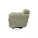 Kit 2 Poltronas Decorativas Valentina Sala de Estar Giratória Couro Cinza Manchado G40 - Gran Belo