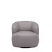 Kit 2 Poltronas Decorativas Verona Sala de Estar Base Giratória em Aço Couro Avelã G88 - Gran Belo
