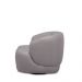 Kit 2 Poltronas Decorativas Verona Sala de Estar Base Giratória em Aço Couro Avelã G88 - Gran Belo