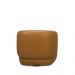 Kit 2 Poltronas Decorativas Verona Sala de Estar Base Giratória em Aço Couro Caramelo G88 - Gran Belo