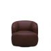 Kit 2 Poltronas Decorativas Verona Sala de Estar Base Giratória em Aço Couro Marrom Chocolate G88 - Gran Belo