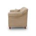Kit 2 Poltronas Decorativas com 2 Almofadas Armstrong Suede Bege G63 - Gran Belo