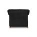 Kit 2 Poltronas Decorativas com 2 Almofadas Armstrong Suede Preto G63 - Gran Belo