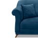 Kit 2 Poltronas Decorativas com 2 Almofadas Armstrong Veludo Azul Marinho G63 - Gran Belo