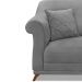 Kit 2 Poltronas Decorativas com 2 Almofadas Armstrong Veludo Cinza G63 - Gran Belo