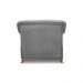 Kit 2 Poltronas Decorativas com 2 Almofadas Armstrong Veludo Cinza G63 - Gran Belo