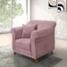 Kit 2 Poltronas Decorativas com 2 Almofadas Armstrong Veludo Lilás G63 - Gran Belo