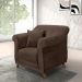 Kit 2 Poltronas Decorativas com 2 Almofadas Armstrong Veludo Marrom G63 - Gran Belo