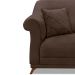 Kit 2 Poltronas Decorativas com 2 Almofadas Armstrong Veludo Marrom G63 - Gran Belo