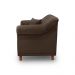 Kit 2 Poltronas Decorativas com 2 Almofadas Armstrong Veludo Marrom G63 - Gran Belo