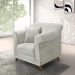 Kit 2 Poltronas Decorativas com 2 Almofadas Armstrong Veludo Prata G63 - Gran Belo