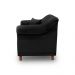 Kit 2 Poltronas Decorativas com 2 Almofadas Armstrong Veludo Preto G63 - Gran Belo