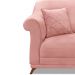 Kit 2 Poltronas Decorativas com 2 Almofadas Armstrong Veludo Rosa G63 - Gran Belo