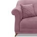 Kit 2 Poltronas Decorativas com 2 Almofadas Armstrong Veludo Uva G63 - Gran Belo