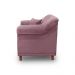 Kit 2 Poltronas Decorativas com 2 Almofadas Armstrong Veludo Uva G63 - Gran Belo