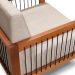 Kit 2 Poltronas Sala de Estar Pés Madeira Maciça Corda Náutica Preta 75cm Manila Linho Areia Rústico G63 - Gran Belo