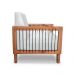 Kit 2 Poltronas Sala de Estar Pés Madeira Maciça Corda Náutica Preta 75cm Manila PU Branco G63 - Gran Belo