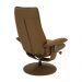 Kit 2 Poltronas de Massagem Arizona Giratória com Apoio de Pés e Reclinável Pu Caramelo G56 - Gran Belo
