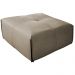 Kit 2 Puff Decorativo Sala de Estar Frances Confort Couro Avelã G72 - Gran Belo