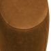 Kit 2 Puffs Decorativos Yuri Sala de Estar Couro Caramelo Manchado G88 - Gran Belo