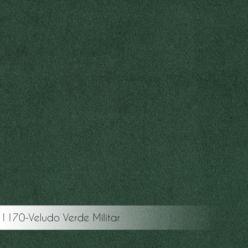 Kit 3 Cadeiras Decorativa Sala de Jantar Sidnei Veludo Verde G17 - Gran Belo