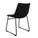 Kit 4 Cadeiras Decorativas Marquezine Sala de Jantar PU Base Aço Preto G56 - Gran Belo