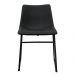 Kit 4 Cadeiras Decorativas Marquezine Sala de Jantar PU Base Aço Preto G56 - Gran Belo