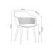 Kit 4 Cadeiras Decorativas Prescott Sala de Jantar PP/PU Cinza G56 - Gran Belo