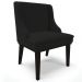 Kit 4 Cadeiras Decorativas Sala de Jantar Base Fixa de Madeira Firenze Linho Preto G19 - Gran Belo