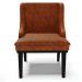 Kit 4 Cadeiras Decorativas Sala de Jantar Base Fixa de Madeira Firenze PU Nozes/Preto G19 - Gran Belo