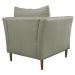 Kit 4 Poltronas Decorativa Sala de Estar Pés Palito Lubbock Couro Fendi G58 - Gran Belo