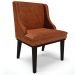 Kit 5 Cadeiras Decorativas Sala de Jantar Base Fixa de Madeira Firenze PU Nozes/Preto G19 - Gran Belo