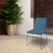 Kit 6 Cadeiras Decorativa Sala de Jantar Anne Linho Azul G17 - Gran Belo