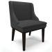 Kit 6 Cadeiras Decorativas Sala de Jantar Base Fixa de Madeira Firenze PU Preto Fosco G19 - Gran Belo