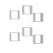 Kit 6 Nichos Organizador 30x30cm Branco G01 - Gran Belo