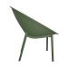 Kit 6 Poltronas Área Externa de PP Marina com Base Desmontável Verde G56 - Gran Belo