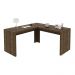 Mesa Angular para Escritório Home Office ME4116 MDP Nogal G69 - Gran Belo