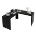 Mesa Angular para Escritório Home Office ME4116 MDP Preto G69 - Gran Belo