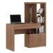 Mesa Conjunto para Escritório Home Office ME4143 MDP Amendoa G69 - Gran Belo