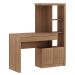 Mesa Conjunto para Escritório Home Office ME4143 MDP Amendoa G69 - Gran Belo
