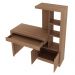 Mesa Conjunto para Escritório Home Office ME4143 MDP Amendoa G69 - Gran Belo