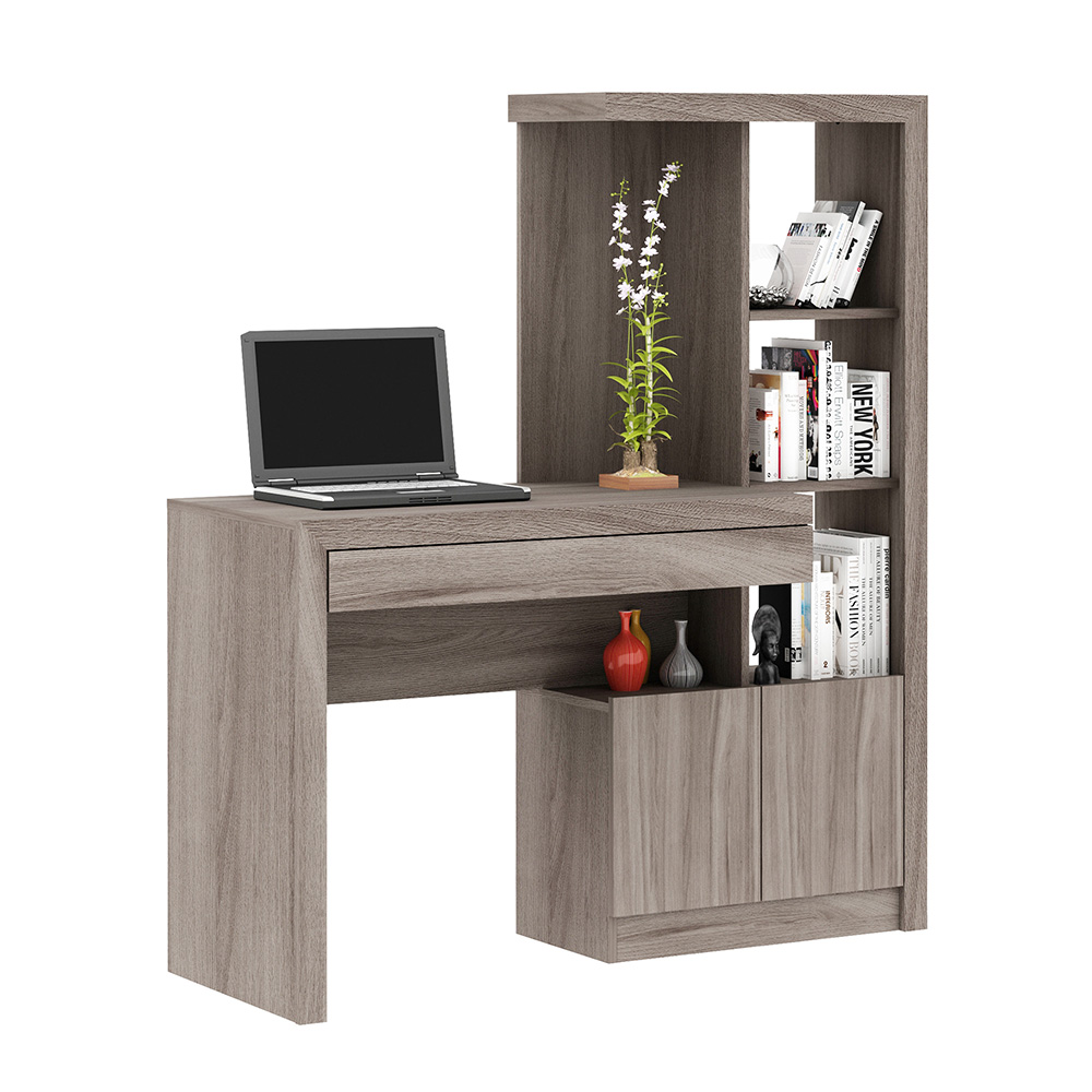 Mesa Conjunto para Escritório Home Office ME4143 MDP Carvalho G69 - Gran Belo