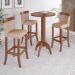 Mesa Decorativa Bistrô Dionísio 65X65 Redondo Imbuia G42 - Gran Belo
